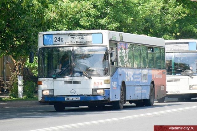 Во Владимире с 10 июля автобус №20С вновь выйдет на привычный маршрут