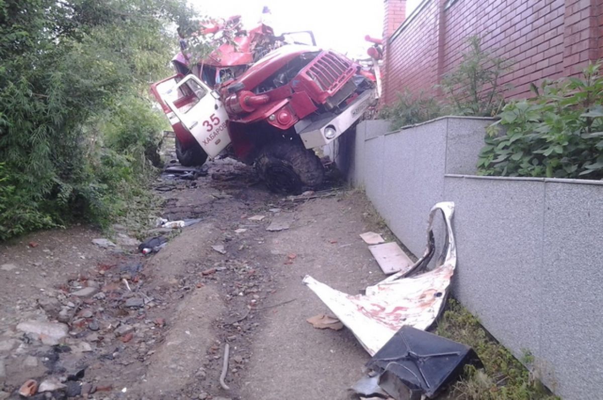 В пожарной машине под Хабаровском погибли водитель и командир отделения |  АиФ Хабаровск