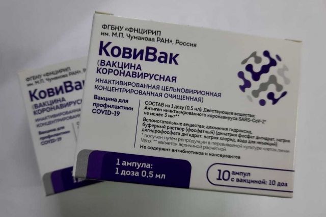 В Красноярск пришло 6240 доз вакцины «КовиВак» для медиков «красной зоны»