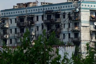 На ул. Взлётной в Киевском районе Донецка никто не живёт с мая 2014 г., когда территорию находящегося рядом аэропорта атаковали ВС Украины.