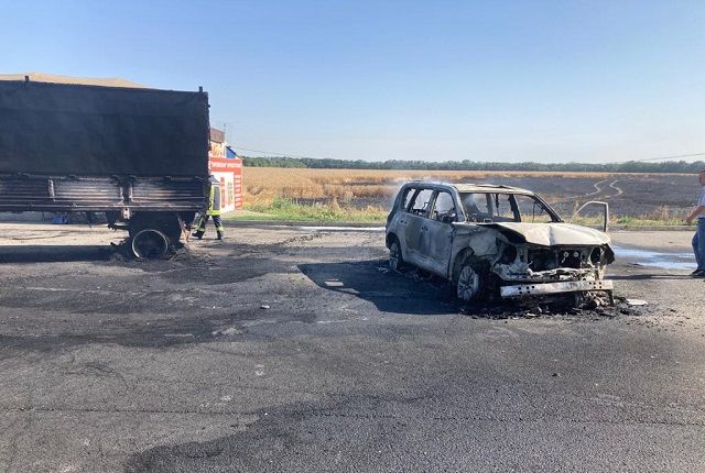 В сгоревшем после аварии автомобиле Lexus на Ставрополье были гости с Алтая