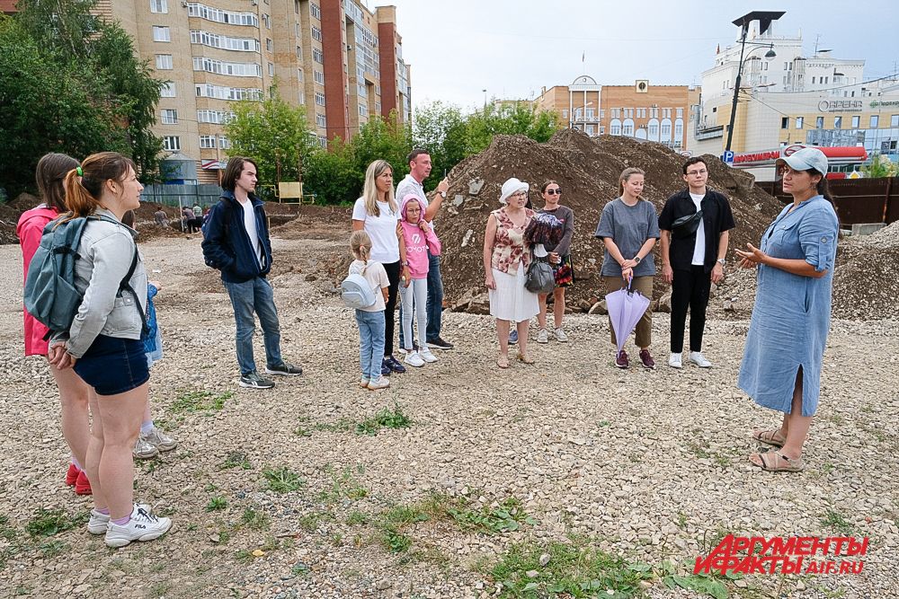 Археологические раскопки в историческом центре Перми.