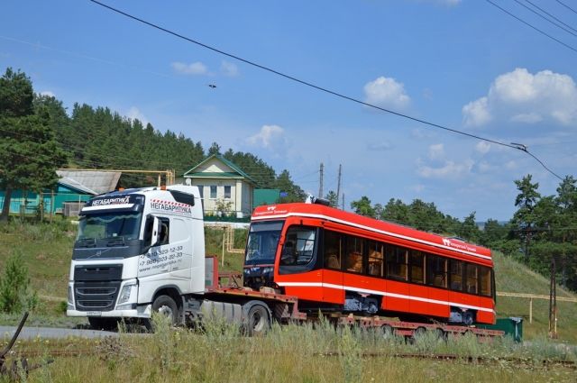 В Таганрог направили первый вагон для обновленной трамвайной сети