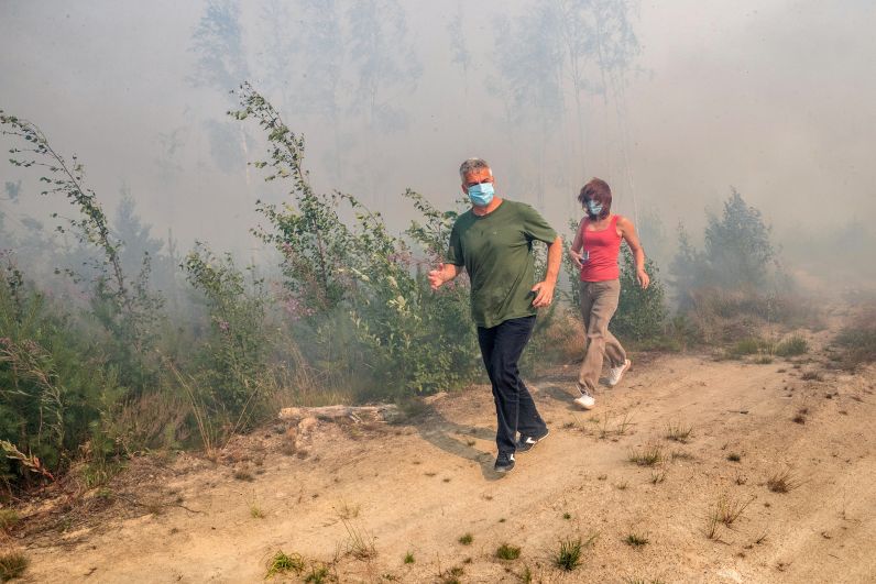 Глава Республики Карелия Артур Парфенчиков участвует в координации противопожарных работ в лесу рядом с Сямозером в Пряжинском районе Карелии
