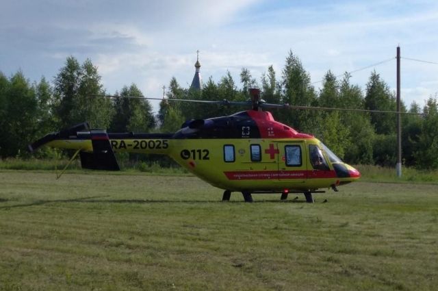 Вертолетом санавиации из Сараев в Рязань доставили «тяжелого» пациента
