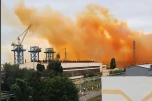 Авария на химзаводе под Ровно: в Украине возможны кислотные дожди