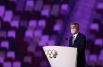 Президент Международного олимпийского комитета Томас Бах на церемонии открытия на Национальном олимпийском стадионе