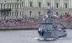 Базовый тральщик БТ-115 "Павел Хренов" на Главном военно-морском параде в честь Дня ВМФ в Санкт-Петербурге.