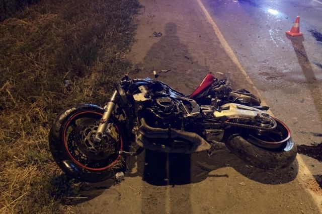 Под Рязанью погиб 25-летний мотоциклист, врезавшись в опору ЛЭП