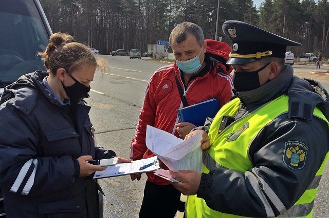 Во Владимирской области за нарушение ковидных мер оштрафовали 35 водителей