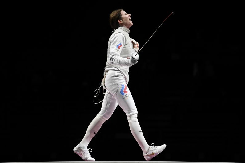  Инна Дериглазова завоевала серебряную медаль Олимпийских игр в Токио по фехтованию на рапирах