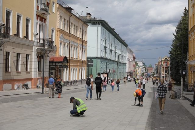 В Нижнем Новгороде улица Большая Покровская отремонтирована на 95%