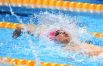 Климент Колесников, завоевавший серебряную медаль в соревнованиях по плаванию на 100 метров на спине среди мужчин на XXXII летних Олимпийских играх
