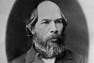 Илья Николаевич Ульянов (1831-1886), отец В. И. Ленина. Репродукция фотографии 1882-1883 года.