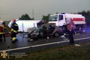 ДТП с участием 4 авто в Днепропетровской области: есть погибший