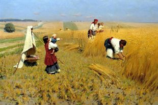 Николай Пимоненко. Жатва в Украине.