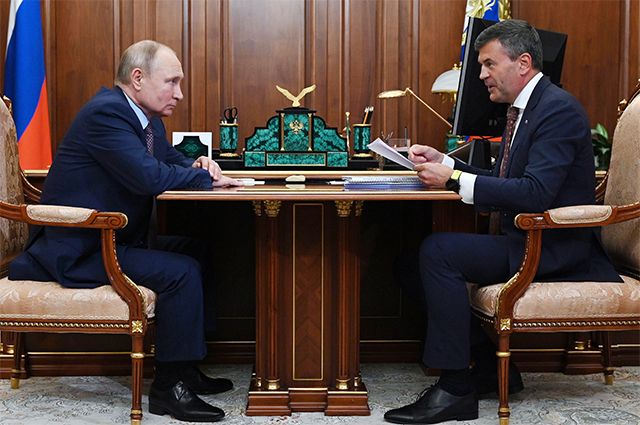Встреча Владимира Путина и Алексея Комиссарова