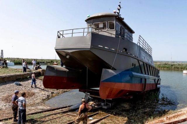 В Краснодарском крае спустили на воду исследовательский борт «Черноморец»