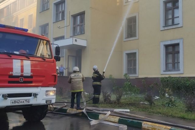 При пожаре в общежитии в Нижнем Новгороде пострадали иностранные студенты
