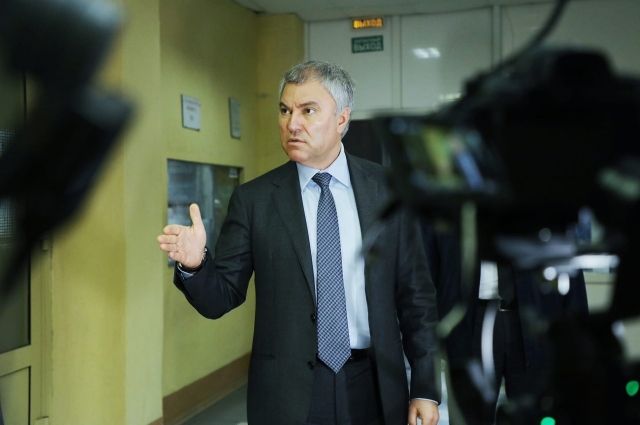 Избирком зарегистрировал Володина для участия в выборах в Госдуму