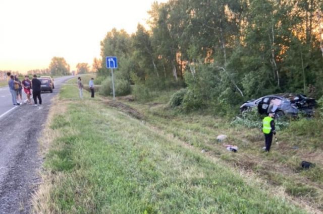 В Рязанском районе после наезда на дерево погиб водитель «Мазды»