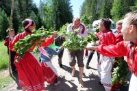 Обрядовый праздник «Стрöча» (Троица на коми-пермяцком) традиционно проходит в д.Кукушка Кочёвского района.