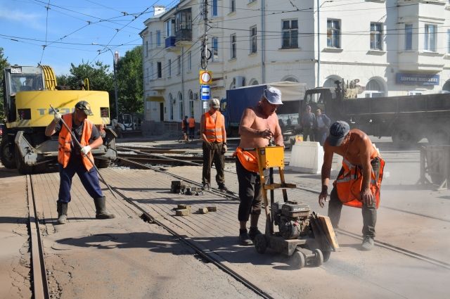 Трамвайные пути на улице Ленина в Ульяновске отремонтируют 10 августа