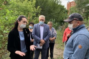 Мэр встретилась с жителями.