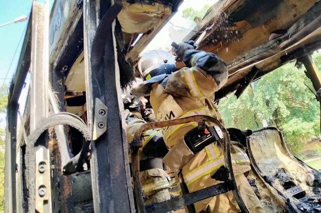 ГУ МЧС по Ставрополью: пассажирская маршрутка сгорела не во время рейса