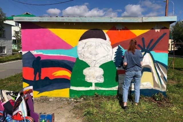 В Лабытнанги стартовал фестиваль граффити
