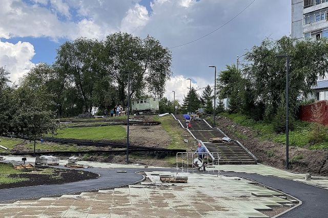 Работы выполняют в рамках национального проекта «Жилье и городская среда».