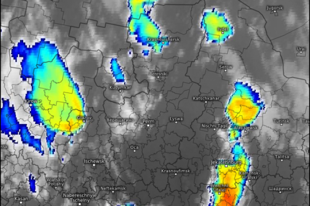 Карта осадков кудымкар. Гроза в Кудымкаре.