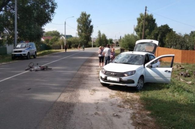 Житель Рязанской области на «Гранте» сбил подростка на велосипеде