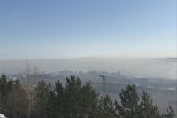 В городе сохраняется дымка от Якутских пожаров.