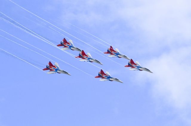 Группа высшего пилотажа «Стрижи» выступит на авиагонках в Нижнем Новгороде