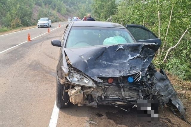 Пенсионерка погибла при столкновении двух автомобилей в Братске