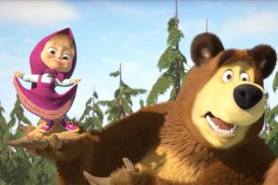 Мультфильм “Маша и Медведь” стал первым в мире среди детского контента