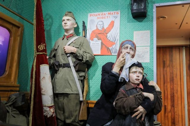 Поезд Победы остановился в Красноярске на 4 дня.