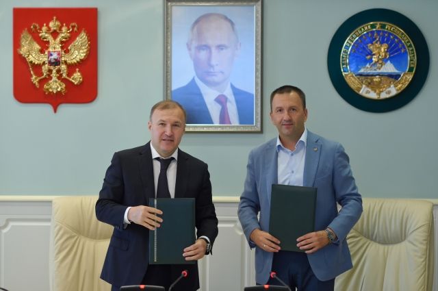 Мурат Кумпилов и Павел Красноруцкий подписали соглашение о сотрудничестве