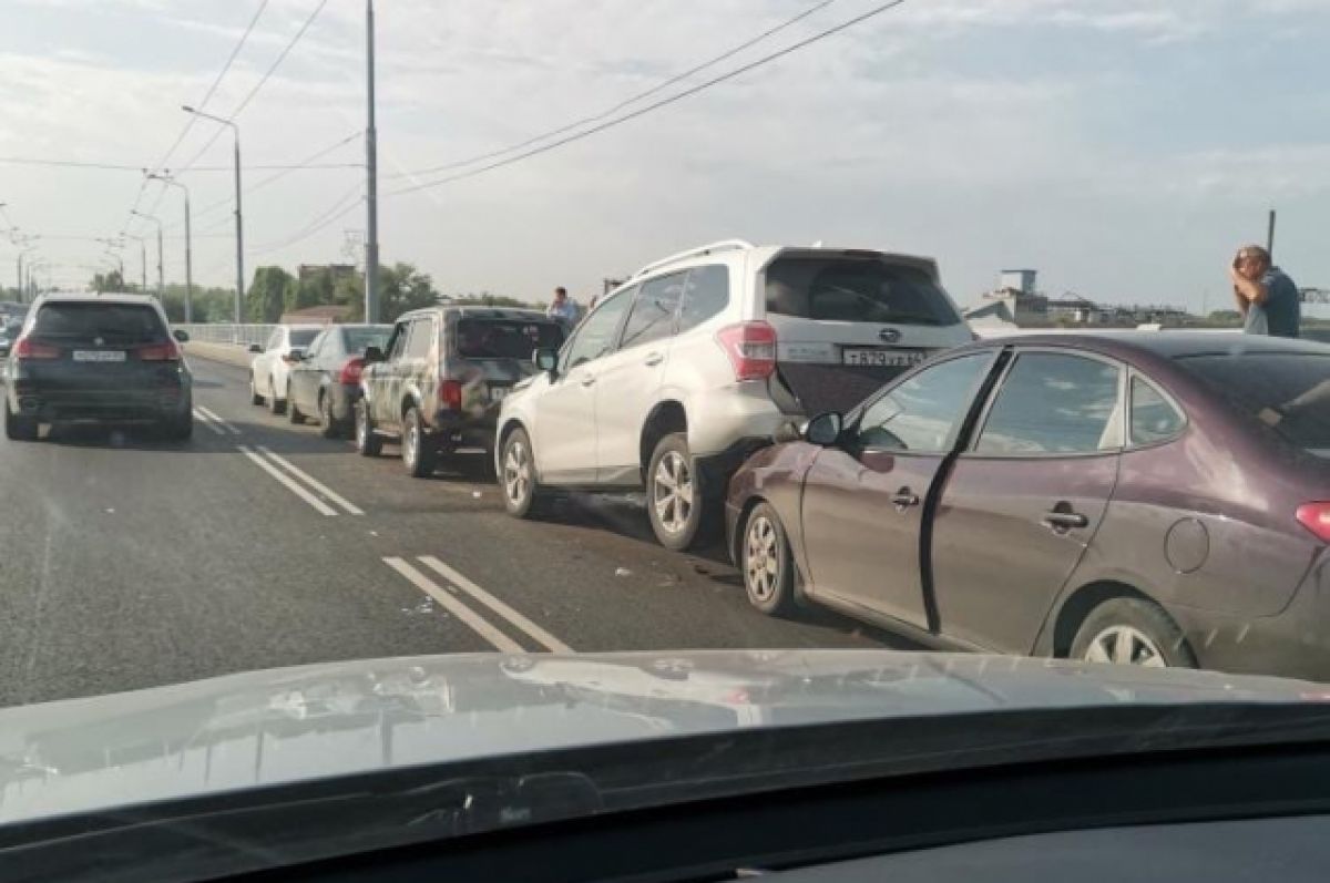 Авария на мосту в саратове