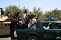 Боевики движения «Талибан» (террористическая организация, запрещена в России) в Кабуле.