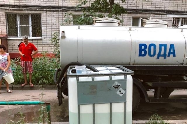 В Железнодорожном районе Ульяновска организован подвоз технической воды