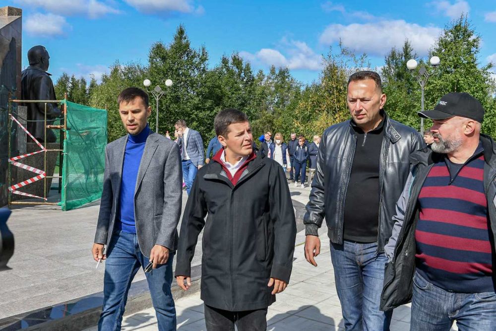 Третий день поездки. Губернатор Ямала в Новом Уренгое, 2021