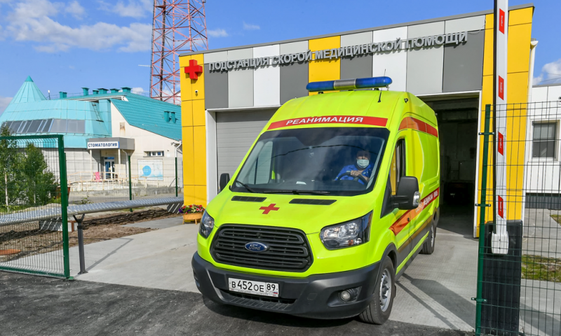 Новая подстанция скорой помощи, Коротчаево, 2021.