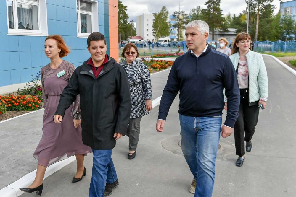 Губернатор Ямала в Ноябрьске, 2021.