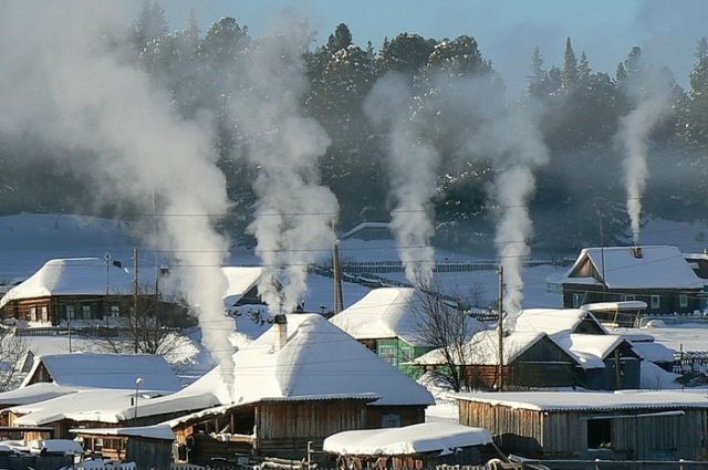 Зимой печное отопление значительно ухудшает качество воздуха.