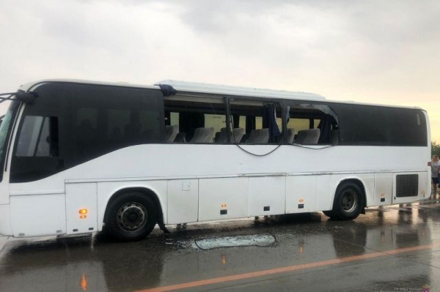 В ДТП с автобусом и фурой под Волгоградом пострадали 2 человека