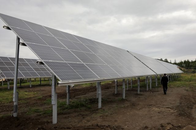 В Эвенкии идет к завершению строительство автономной гибридной дизель-солнечной энергоустановки.