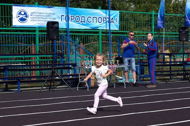 В соревнованиях принимали участие даже самые маленькие спортсмены.