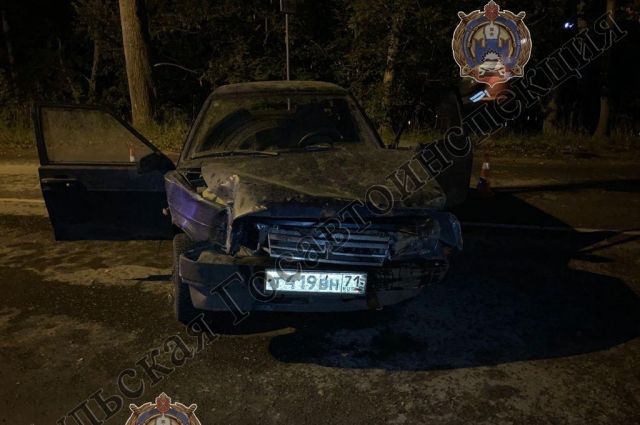 В Киреевске в аварии погиб пассажир автомобиля ВАЗ
